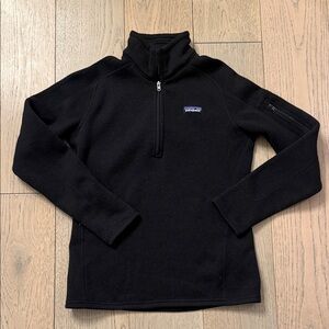 Patagonia Black Fleece Half-Zip Pullover